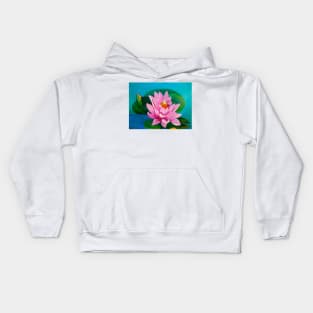 Pink Lily Pad Kids Hoodie